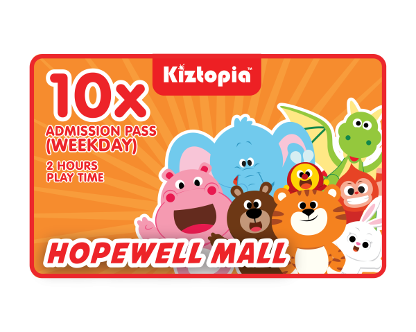 Hopewell Mall - 10x Admission - Weekday (2 hours)