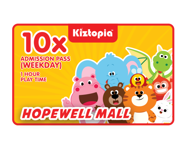 Hopewell Mall - 10x Admission - Weekday (1 hour)